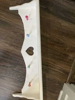 Heart Shelf With Hooks