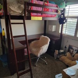 Loft Twin Bed/Desk Combo 