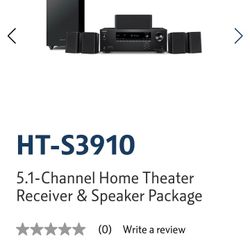 ONKYO 5.1 CHANNEL 4K HOME THEATER SURROUND SOUND 