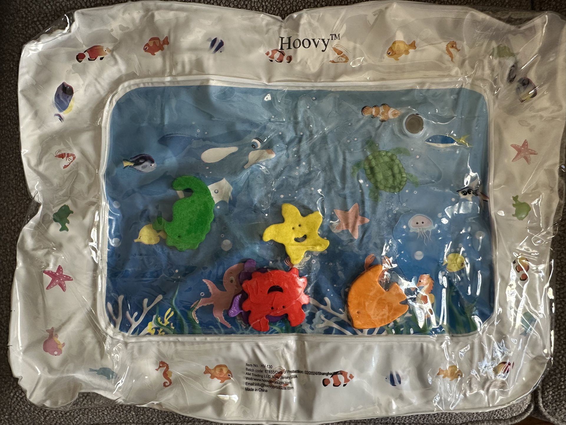 Hoovy Inflatable Tummy Time Water Play Mat