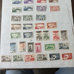 Libya Fezzan Large Collection Of Mint Hinge Stamps 