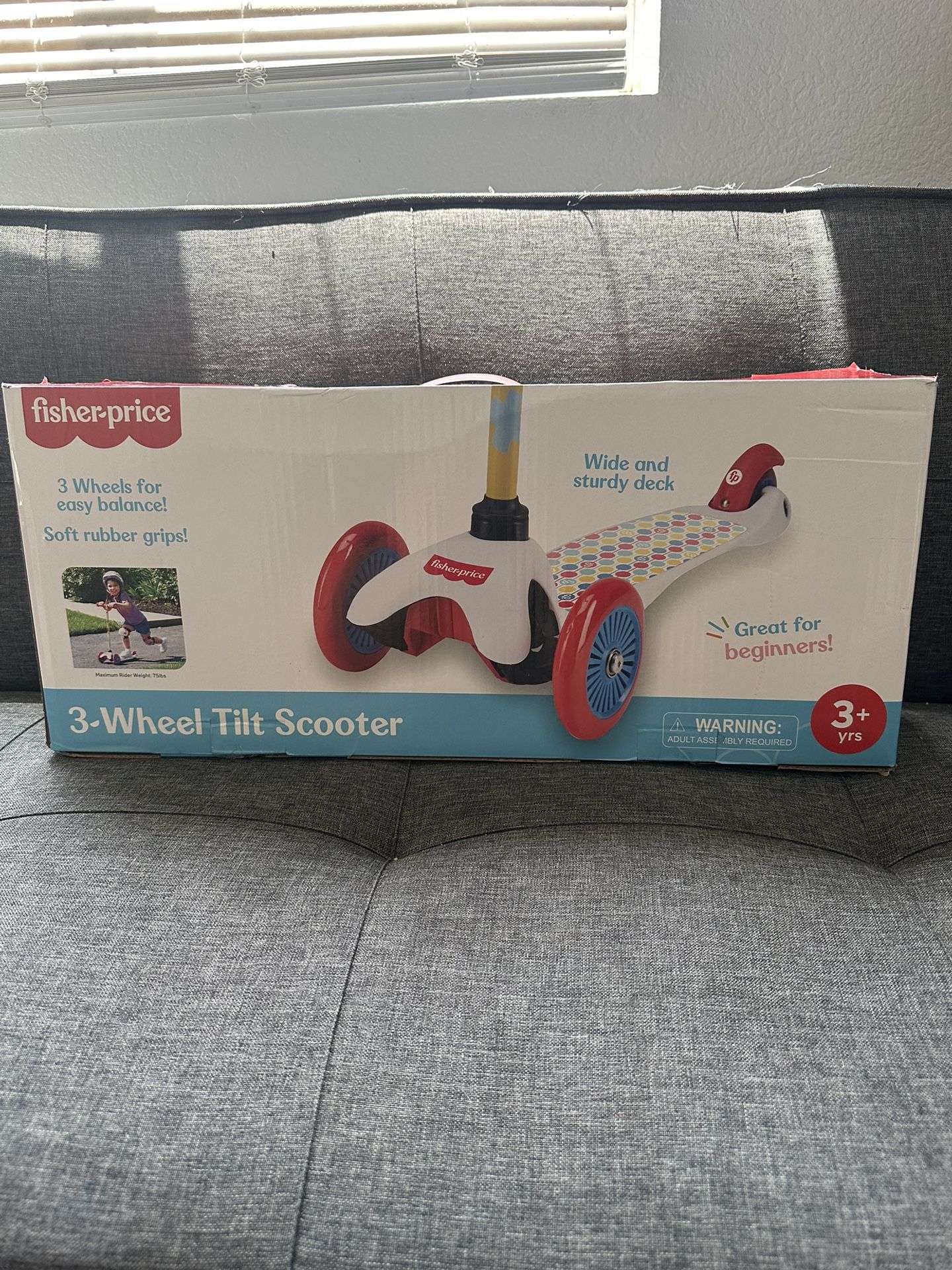 3 Wheel Tilt Scooter Fisher Price. 3 Yrs +