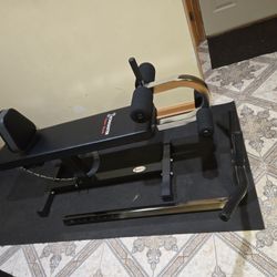 Ironmaster Superbench With Situps Attachment And Pull-ups Attachment--