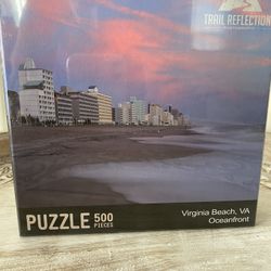 500 Piece Virginia Beach VA Ocean Front Puzzle 