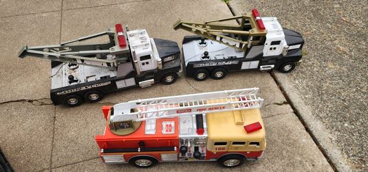 3 Tonka Emergency Vehicles 