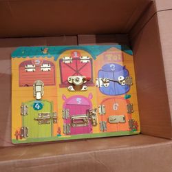 Various Locks And Truck Puzzles For Kids Toy