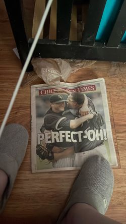 Buehrle Perfect Game Newspaper