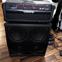 Crate Half Stack And Ibanez Artcore Semi Hallow Electric Guitar