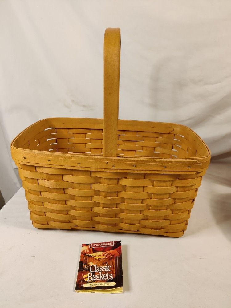 Longaberger Medium Market Basket - Fixed Handle - 1997 excellent condition