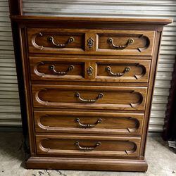 Antique solid wood chest