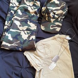 Army Cadet Boy’s Halloween Costume Size Large 