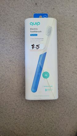 Quip Electric Toothbrush Blue Plastic