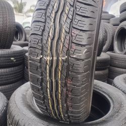BRIDGESTONE DUELLER P225/65R17 100% TREAD LIFE ..ASK FOR ANY SIZE YOU NEED