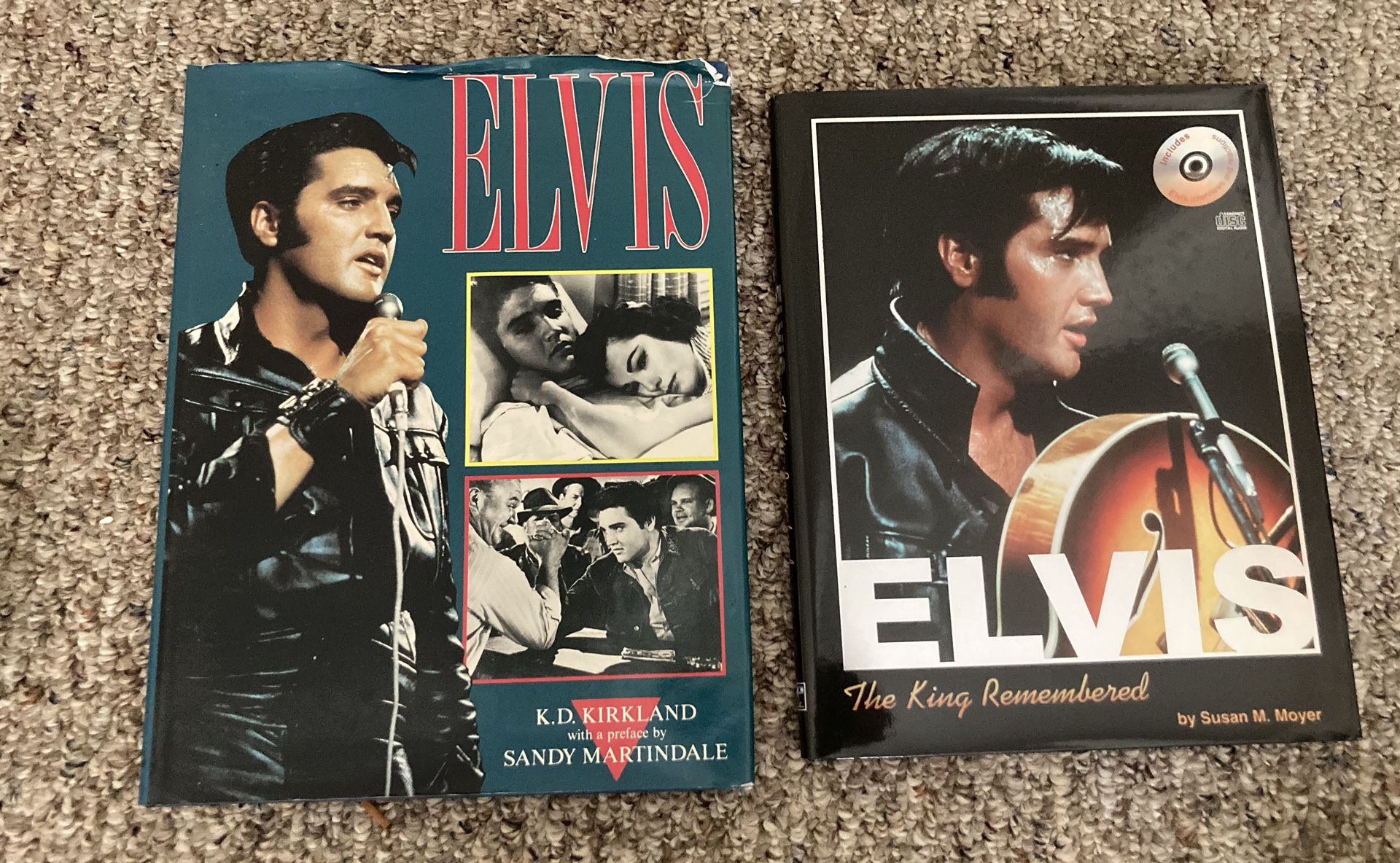 2 Elvis Hardcover Books **New**