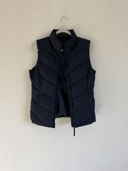 Aeropostale Women's Navy Quilted Vest