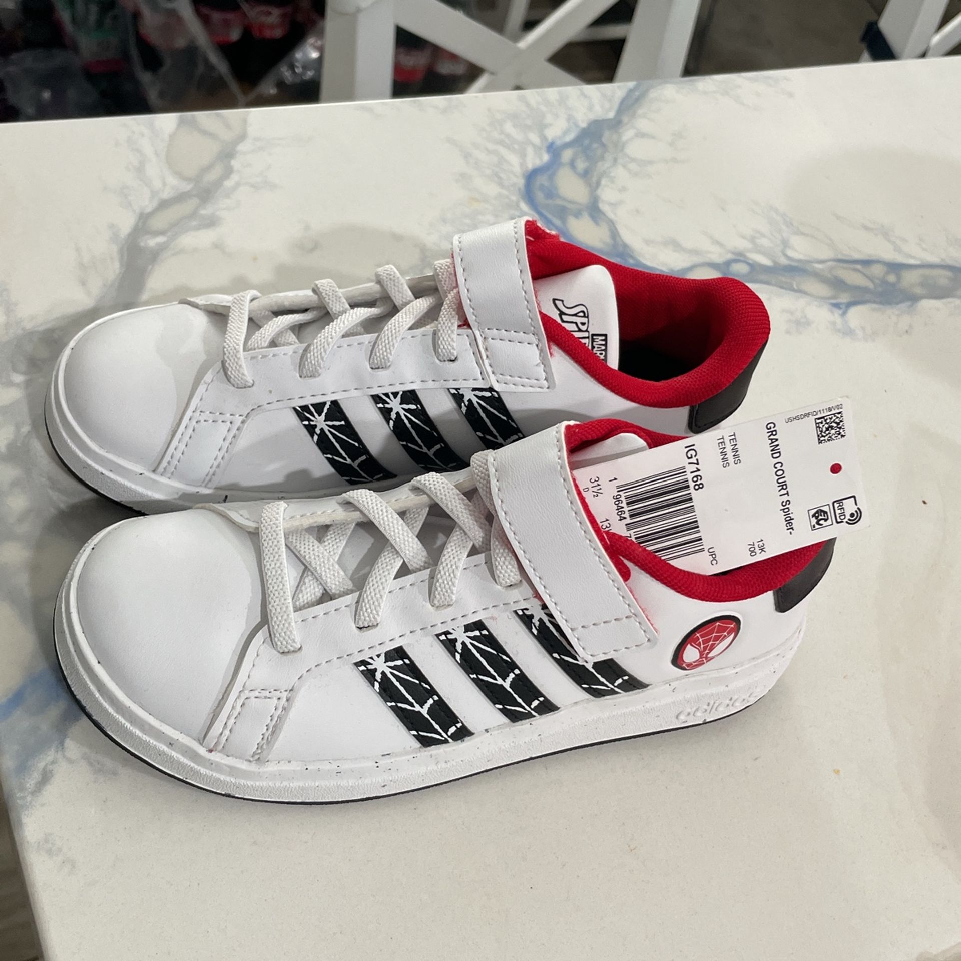 Adidas Spider Man Shoes 13.5 Kids