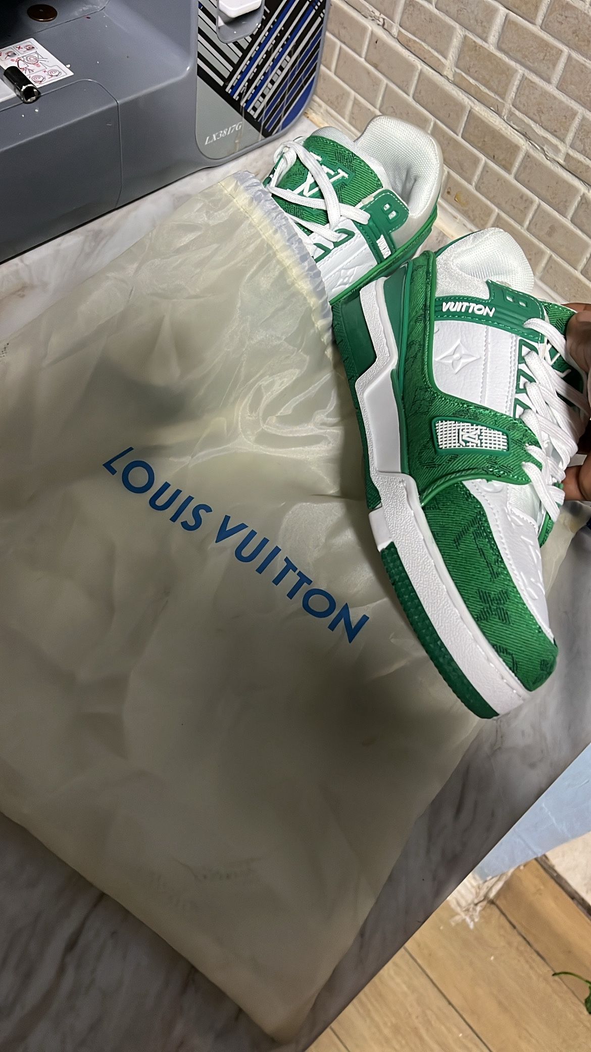 Green Louis Vuitton Shoes