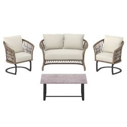 Beautiful 4-Piece Conversation Set