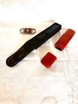 Cigar Accessories Set with Cases and Cutter