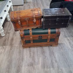 the three trunks are for sale
$95 for all of them
