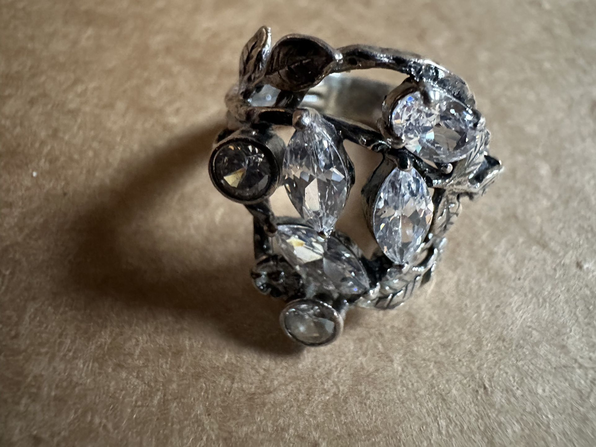 Vintage Rhinestone Ring
