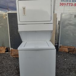 Whirlpool, 27 inch gas dryer washer combo.Please read.This is a gas dryer, extra large capacity works.Good thirty day warranty
