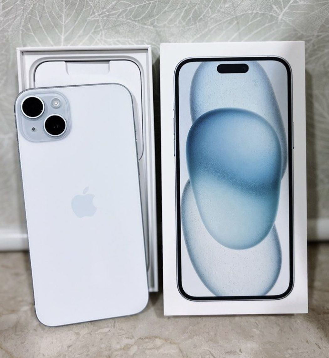 Unlocked iPhone 15 Blue