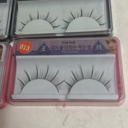 Lot of 10 False Eyelashes – New