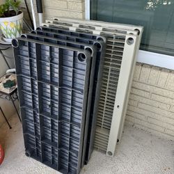 2 heavy Duty Plastic Shelving Support Tubes Included $30 Each
