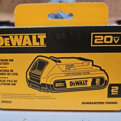 New Dewalt 20v 2ah Battery 