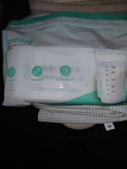 Breast milk storage bags