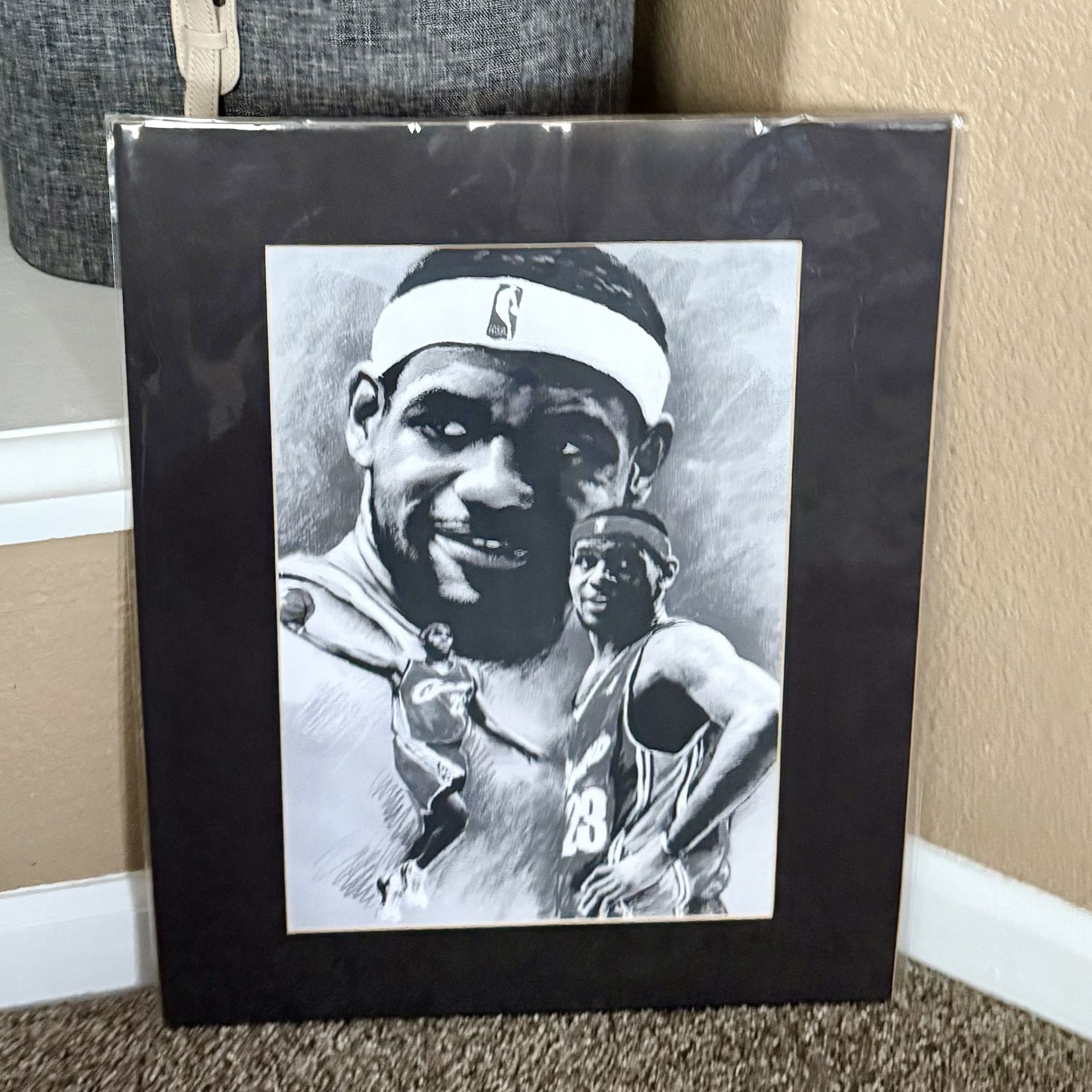 LeBron James Cavaliers NBA basketball Pencil Sketch