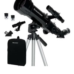 Celestron Travel Scope Telescope with Tripod and Bag and accessories