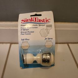 SinkTastic Double Swivel Aerator & Sprayer- Brand New