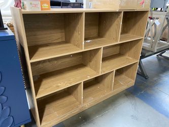 New Assembled  8 Cube Bookcase, Freestanding 3-Tier Open Bookshelf, Modern Storage Display Cabinet, Wood Cube Storage Organizer