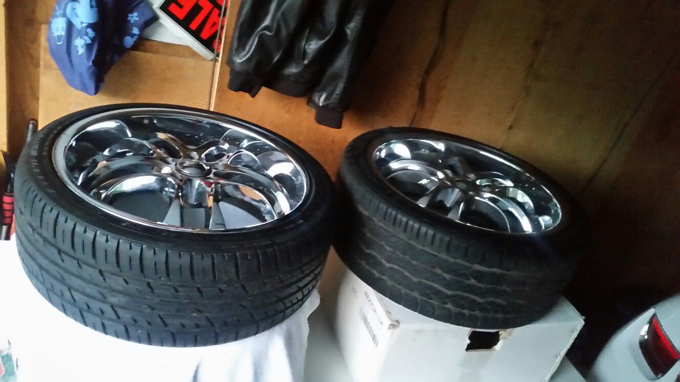 Helo 20 inch rims and tires