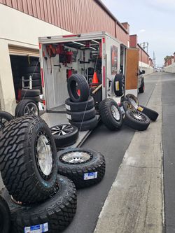 Llantera mobil vendo llantas y rines instalación ADOMICILIO
