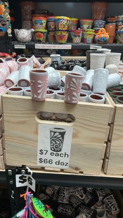 talavera shot glass $7 each $66 doz