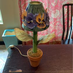 Lamp (Small)  Electric,Made Of Clay & Paper Mache 