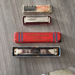 Two M. Hohner harmonica’s