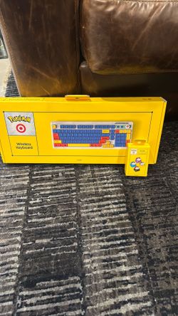 Pokemon wireless keyboard pad and key caps