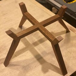 Cherry Wood Plant Stand 