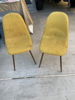 Vintage Yellow Chairs