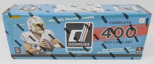 2021 NFL Panini Donruss Football Complete Set Holo Premium Stock Factory Sealed
