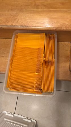 Bulk Lot Yellow Manila File Folders