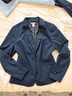 H&M Navy Blue Blazer and pants