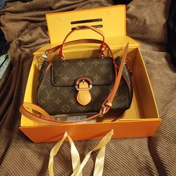 Brand  Knew LV, Brawn , Medium Size.