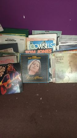 Lp Records, CDs, & Cassette Tapes.