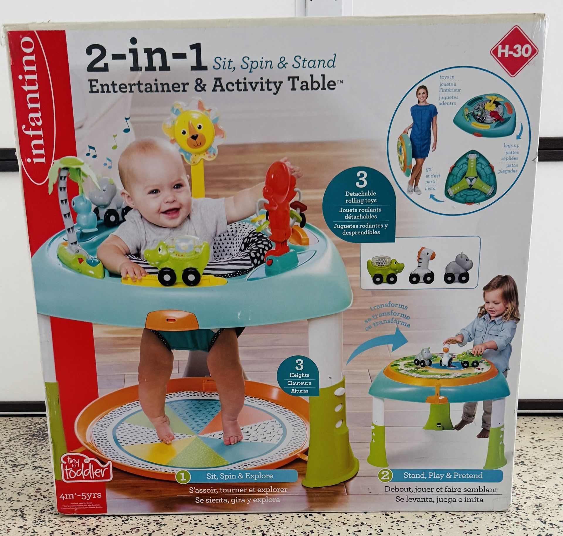 Infantino Sit, Spin & Stand Entertainer 360 Seat & Activity Table