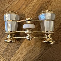 Gold & Mother of Pearl Opera Glasses